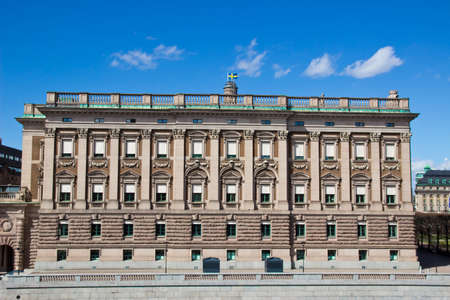 Administrative building near the Royal Palace in Stockholmのeditorial素材
