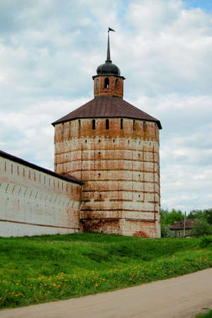 Tower of Kirillo-Belozersky monasteryの写真素材