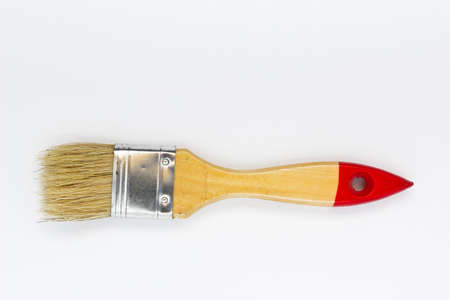 Clear paint brush on whiteの写真素材