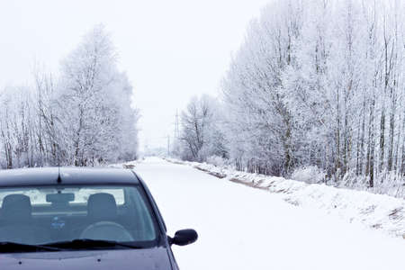 winter carの写真素材