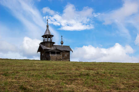 Wooden chapel on Kizhi islandの写真素材