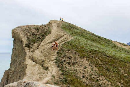 Crimean mountains. View from Chameleon capeの写真素材