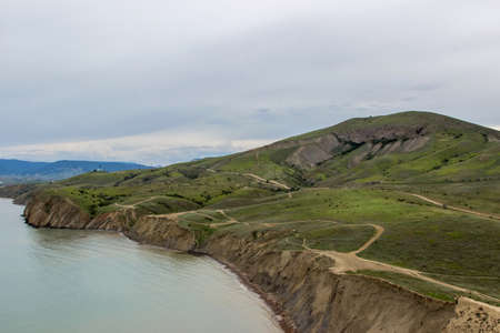 Landscape of Southern coast of Crimeaの写真素材