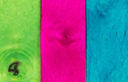 Vertical arrangement of multicolor wood in landscape orientationの写真素材
