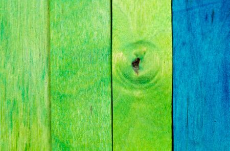green and blue wood textrte backgroundの写真素材