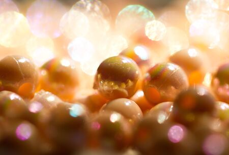 Beads background for christmas IIの写真素材