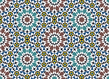Traditional Morocco Patternのイラスト素材