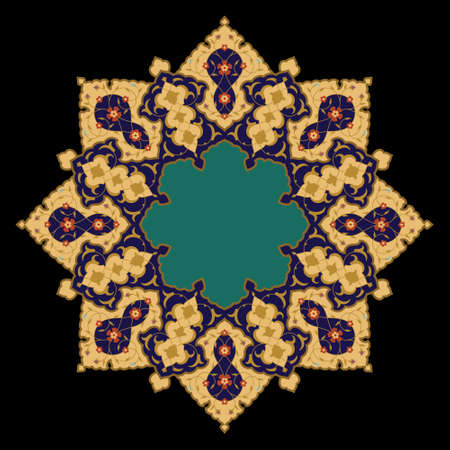 Traditional Arabic Ornamentのイラスト素材