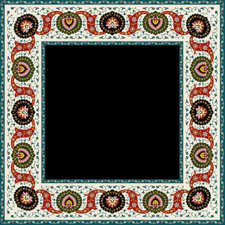 Traditional Arabic Frameのイラスト素材
