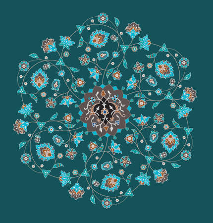 Traditional Arabic Ornamentのイラスト素材