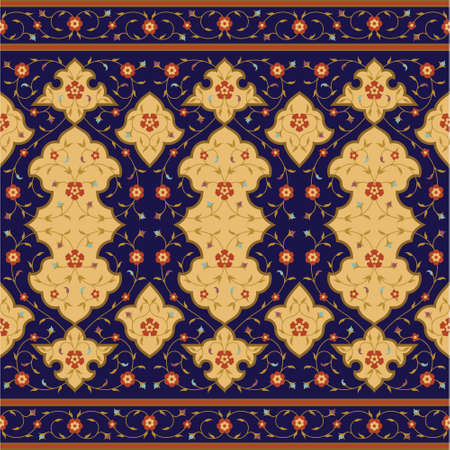 Traditional Arabic Borderのイラスト素材