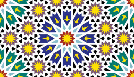 Traditional Morocco Patternのイラスト素材