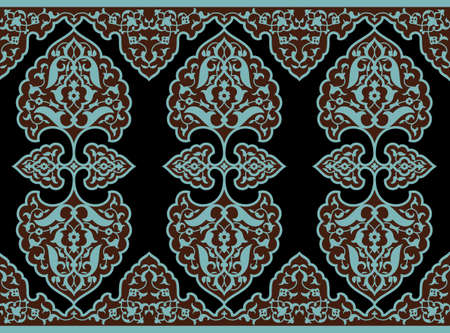 Traditional Arabic Borderのイラスト素材