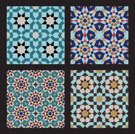 Set of Traditional Morocco Patternsのイラスト素材
