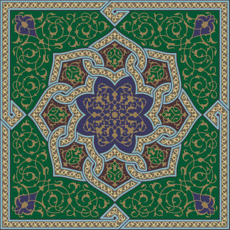 Traditional Arabic Ornamentのイラスト素材