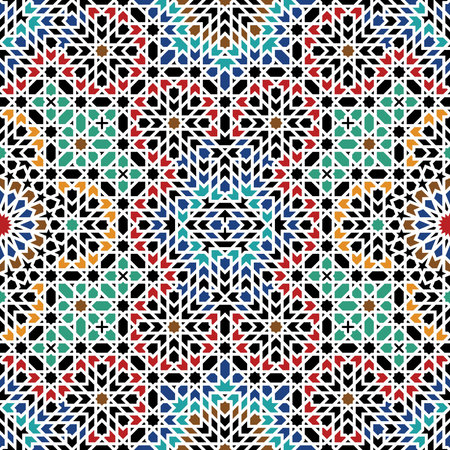Traditional Morocco Patternのイラスト素材