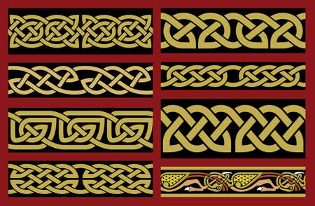 Traditional Saxon Designのイラスト素材