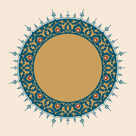 floral frameのイラスト素材