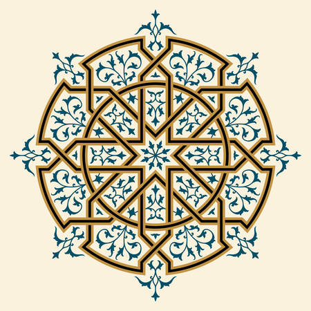 Traditional Arabic Ornamentのイラスト素材