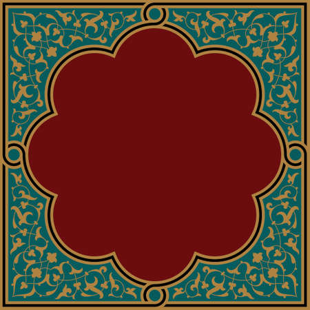 Traditional Arabic Design Ornamentのイラスト素材