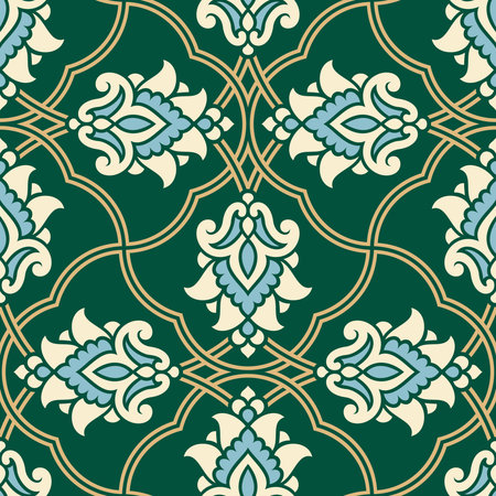 Arabic Floral seamless Pattern