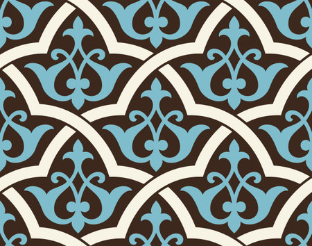 Traditional Iran Seamless Pattern