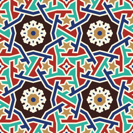 Traditional Iran Seamless Pattern