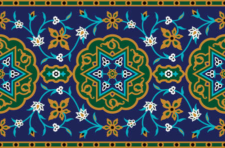Arabic Seamless Borderのイラスト素材