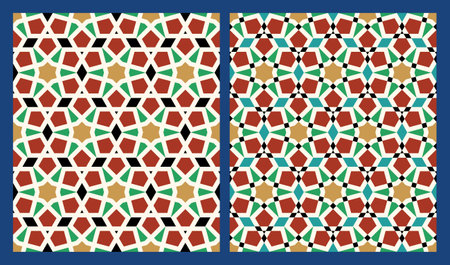 Set of Two Morocco Seamless Patterns