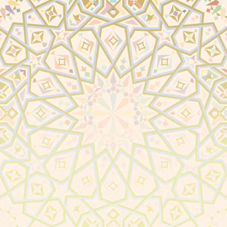 Template for Business card, invitation. Vector illustration. Morocco, Arabic, Indian, Turkish, Ottoman motifs.のイラスト素材