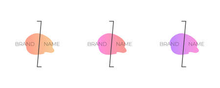 Initial AZ abstract letter for luxury beauty cosmetic fashion business identity logotype concept. A Z art typography sign vector isolated logo template illustration setのイラスト素材