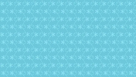 Floral blue graphic ornament seamless pattern. Vector eps illustrationのイラスト素材