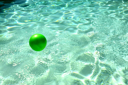 Swimming pool with blue clear cool water.の写真素材