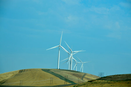 Windmill device for generating electricity from wind.