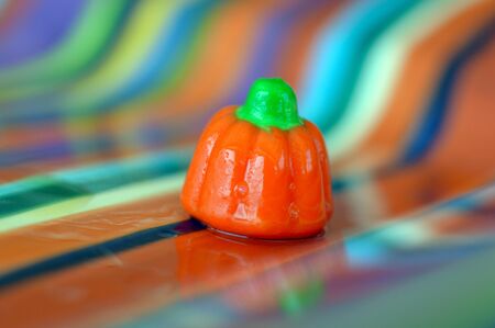 Candy corn for Halloween delicious sweet bright.の写真素材