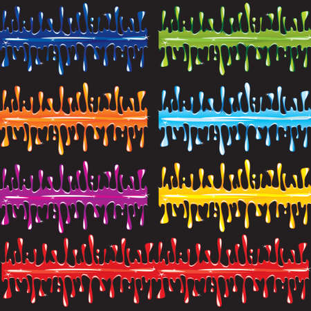 paint design elements のイラスト素材