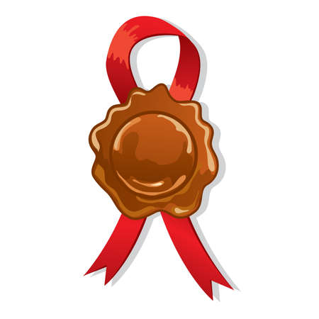 Wax stampのイラスト素材