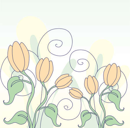 	Flower backgroundのイラスト素材