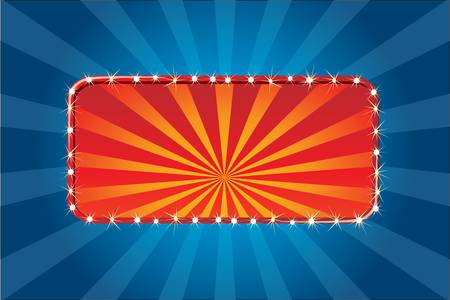 Neon billboardのイラスト素材