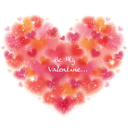 Abstract heart  Vector illustration のイラスト素材