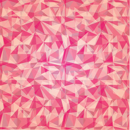 Pink geometric ornamentのイラスト素材