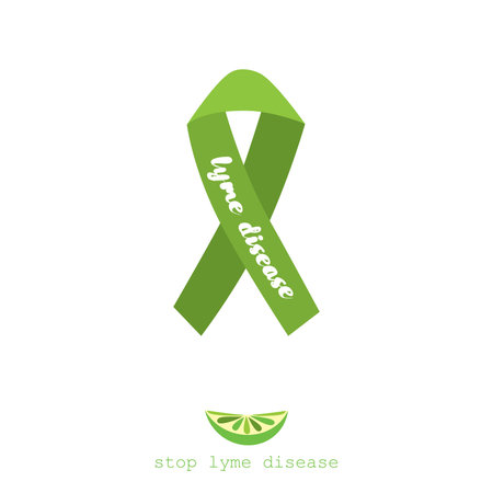 This is not the life I oredered.vector poster design with green ribbon.のイラスト素材