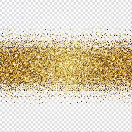 Golden glitter abstract background. Tinsel shiny backdrop. Luxury gold template. Vectorのイラスト素材