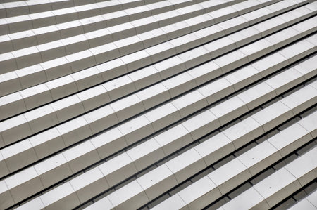 White modern building facade.