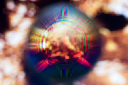 Abstract blurry background with seamless objects. Abstract objects in blur.