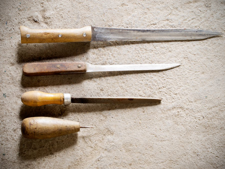 Various old tools.