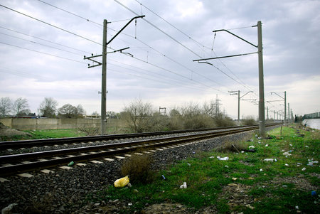 View of an old railway