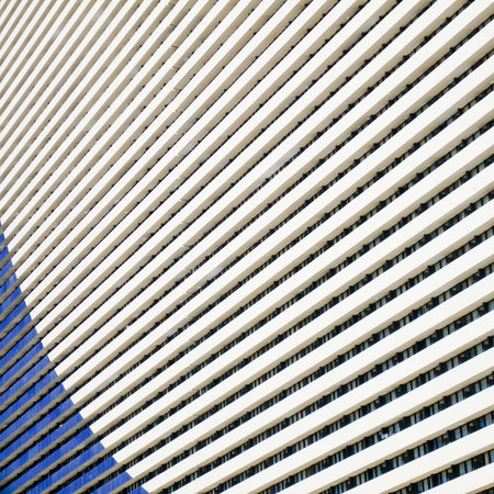 Full frame image of a modern building exteriorの写真素材