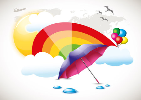 Weather Conceptのイラスト素材