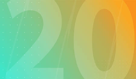 Simple background with number 20, vector illustration.のイラスト素材